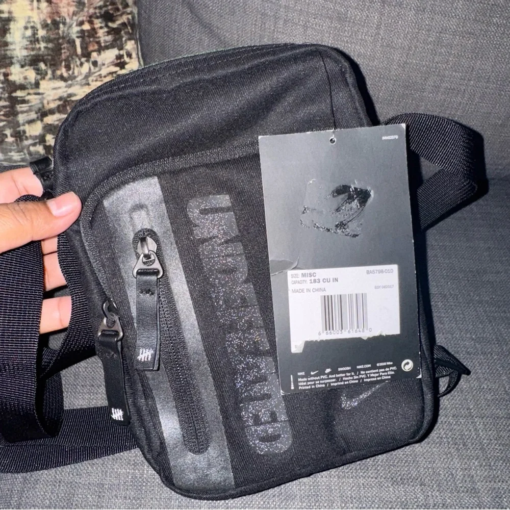 Undefeated black crossbody